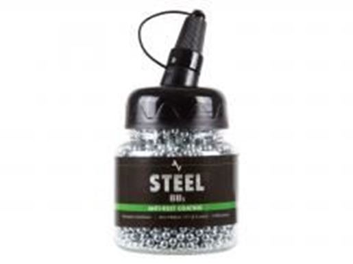 Picture of Air Venturi Steel BBs, .177 Cal, 5.1 Grains, Zinc-Plated, 2,500ct