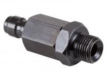 Picture of Air Venturi Male Quick-Disconnect, 1/8 BSPP Male Threads, Steel, Rated to 5000 PSI