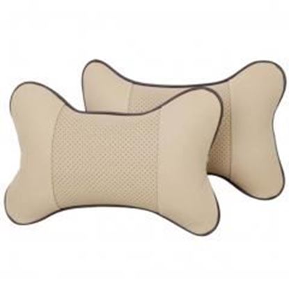 Picture of A Pair of Car Seat Headrest Travel Pillow Neck Pillow Brace Seat Cushions No.8