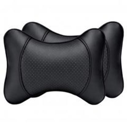 Picture of A Pair of Car Seat Headrest Travel Pillow Neck Pillow Brace Seat Cushions No.10