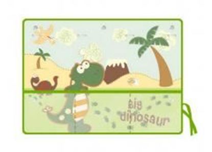 Picture of Car Side Shield Sunscreen Shade With Storage Window Curtain, Dinosaur Pattern