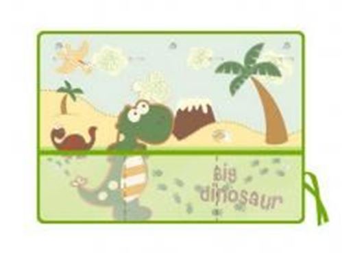 Picture of Car Side Shield Sunscreen Shade With Storage Window Curtain, Dinosaur Pattern