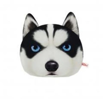 Picture of Cute Vehicle Neck Rest Pillow Headrest Cushion Protecter Travel Car Pillow , Husky