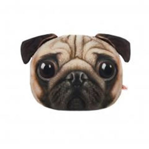 Picture of Cute Vehicle Neck Rest Pillow Headrest Cushion Protecter Travel Car Pillow , Pug