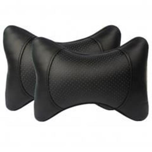 Picture of A Pair of Car Seat Headrest Travel Pillow Neck Pillow Brace Seat Cushions No.13