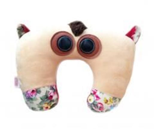 Picture of Cute Cartoon U Headrest Creative Protecting Neck Car Pillow -Owl