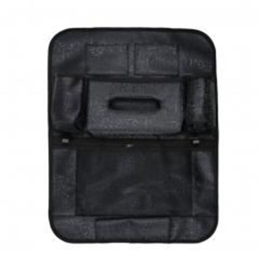 Picture of Multi-functional Letter Car Storage Bag Seat Back Tissue Organizer-Black