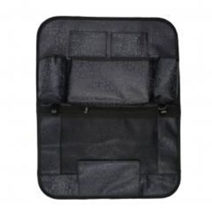 Picture of Multi-functional Letter Car Storage Bag Seat Back Hanging Organizer-Black