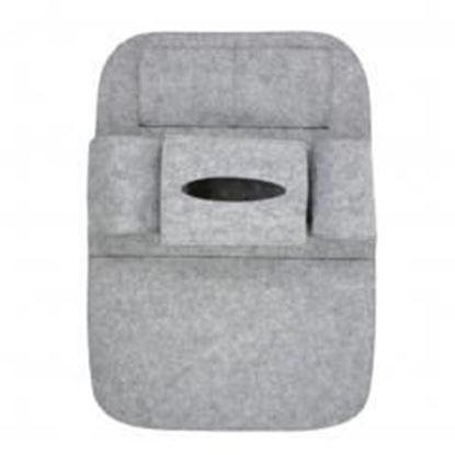 Picture of Multi-functional Fashion Car Storage Bag Seat Back Tissue Organizer-Gray