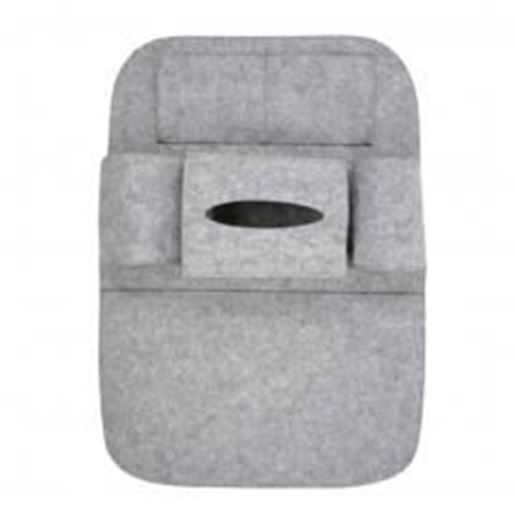 Picture of Multi-functional Fashion Car Storage Bag Seat Back Tissue Organizer-Gray