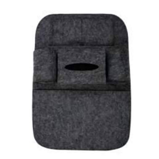 Picture of Multi-functional Fashion Car Storage Bag Seat Back Tissue Organizer-Deep Gray