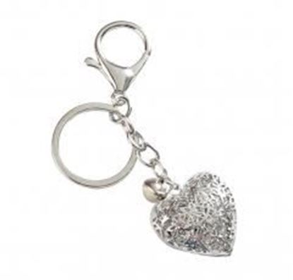 Picture of 5 pieces Silver Color Retro Key Chain Metal Car Key Ring Purse Bag Ornament D