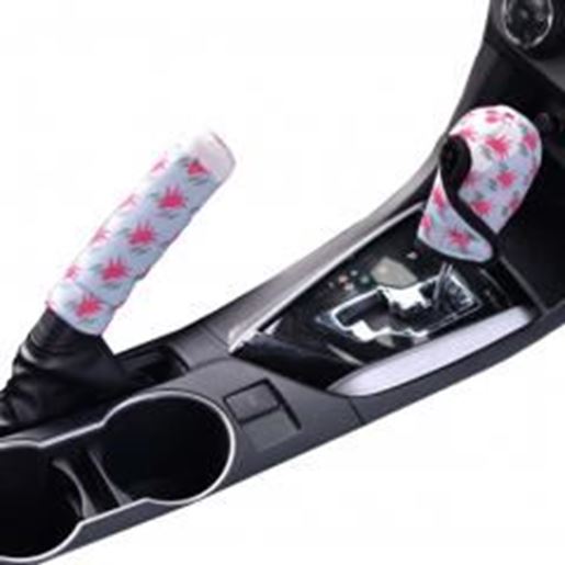 Picture of Cartoon Car Handbrake Sleeve Gears Sets Automatic Manual Gear Shift Knob Cover