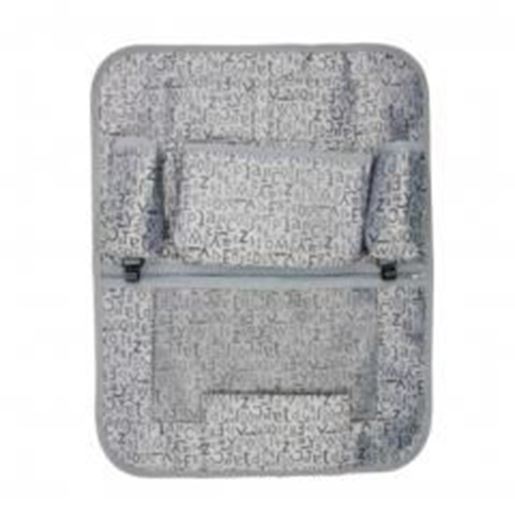 Picture of Multi-functional Letter Car Storage Bag Seat Back Hanging Organizer-Gray