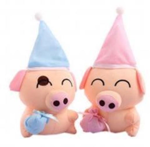 Picture of Set of 2 Fashion Pig Car Odor Charcoal Bag Car Air Freshener/Purifying Bag