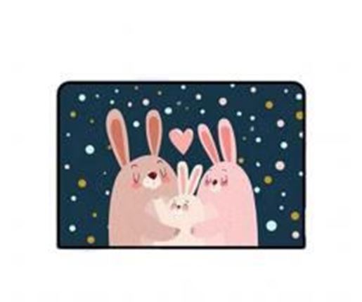 Picture of Lovely Cartoon Car Curtains Sunshades Sunscreen Insulation Sunshades, Rabbits