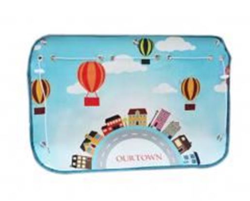 Picture of Set of 2 Car Curtains Creative Sunshades Curtains Sunshades, Hot Air Balloon