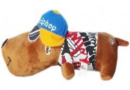 Picture of [Hip Hop]Cool Puppy Plush Toy Doll Purification Car Doll/Car Decoration,14*5.5''