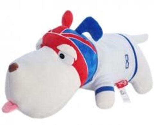 Picture of [England Captain] Cool Puppy Plush Doll Purification Car Doll/Car Decor,14*5.5''