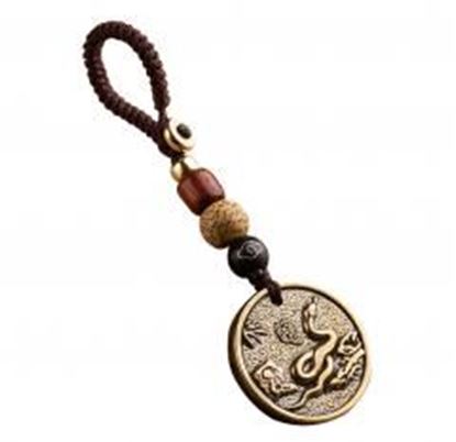 Picture of Chinese Style Gourd Key Chain Bag Pendant Car Keychain Accessories 1 piece (Snake)