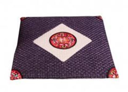 Picture of Chinese National style Cotton Square Seasons Car Seat Cushions, Purple