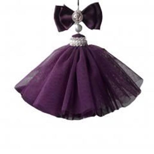 Picture of Lace Vintage Car Pendant Lovely Car Decoration--Art Car Charm (Purple Temptatio)