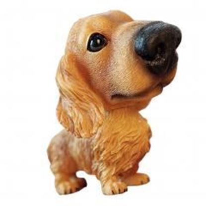 Picture of [Dachshund] Cute Bobbleheads Car Ornaments Resin Car Decoration,4.7x2.3''