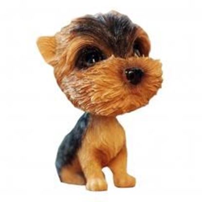 Picture of [Yorkshire Terrier] Bobbleheads Car Ornaments Resin Car Decoration,4.7x2.3''