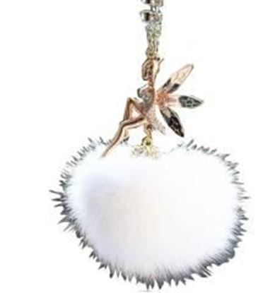 Picture of Plush Car Decoration--Art Car Charm (Metal Inlaid Diamonds Safe Angel--Ball)