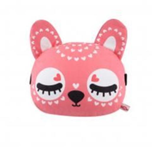 Picture of Cute Cartoon Car Headrest/Neck Protecting Pillow,PEACH RABBIT