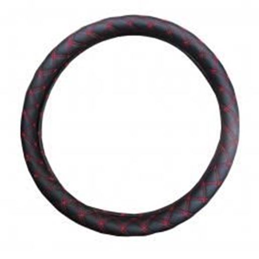 Picture of Simple Design Steering Wheel Cover/Cool Steering Wheel Covers,RED