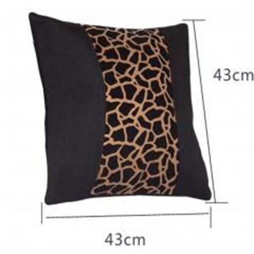 Picture of Fashion Design Leopard Lumbar Support/Back Cushion/ Throw Pillow,Golden