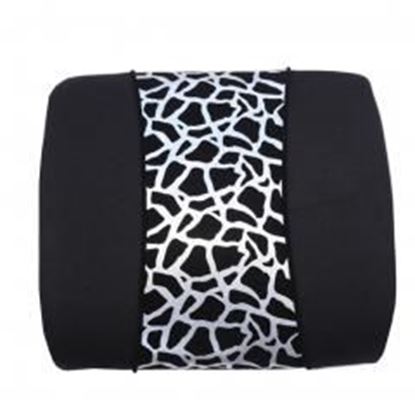 Picture of Fashion Leopard  Print Car Decoration Lumbar Support/Back Cushion,Silver