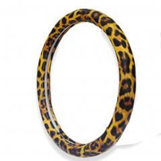 Picture of Classic Leopard Design Girl Steering Wheel Cover,Noble Imperial Gold