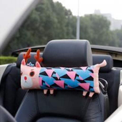 Picture of Cute Cartoon Animals Series [Color Elk] Car Headrest/Car Neck Pillow