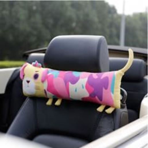 Picture of Cute Cartoon Animals Series [Lovely Dog] Car Headrest/Car Neck Pillow