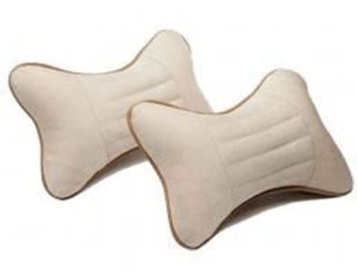 Picture of Auto Head Neck Pillow Beige Pillows Neck Pillow Car Pillows Head Pillow