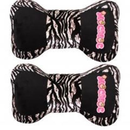 Picture of Set of 2 Fashion Design Car Neck pillow/Dog Bone Neck Pillow ,Zebra Stripes