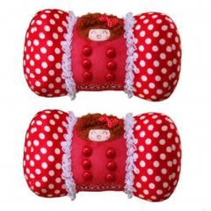 Picture of Set of 2 Female Favourite Car Neck pillow/Chiropractic Neck Pillow (Red Memory)