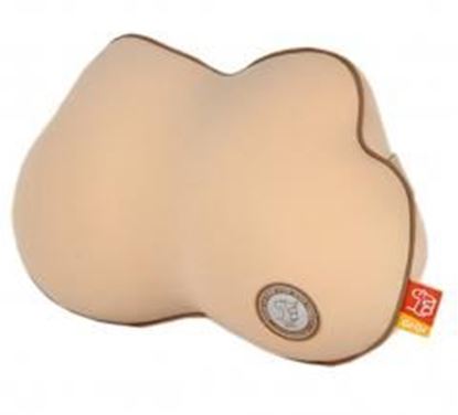 Picture of Neck Rest Pillow Soft Memory Foam Neck Pillow Comfortable Travel Pillow Apricot