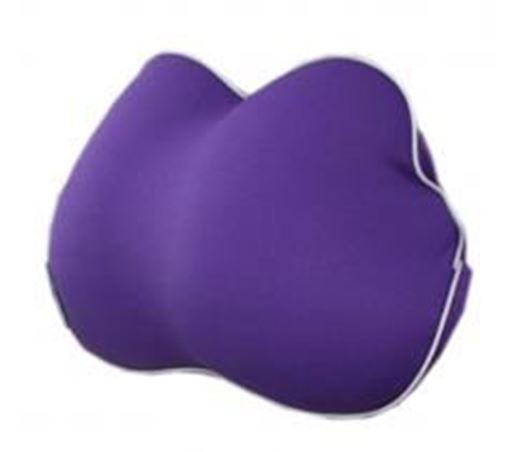 Picture of Neck Rest Pillow Soft Memory Foam Neck Pillow Comfortable Travel Pillow Purple