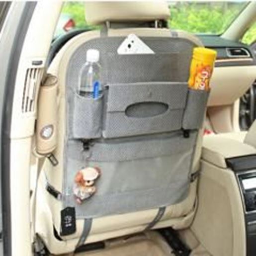 Picture of Auto Supplies Car Seat Back Organizer Multi-function Storage Bag,Gray