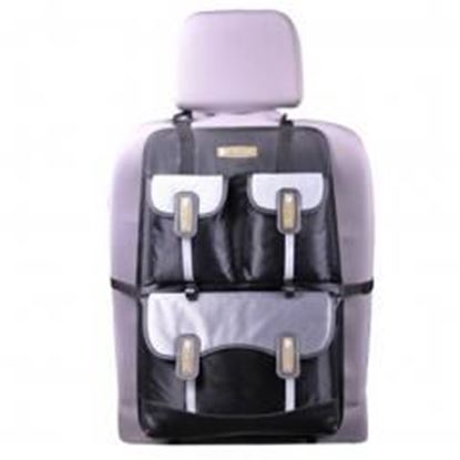 Picture of Multi-function Car Seat Back Organizer Suspension Type Oxford Storage Bag,BLACK