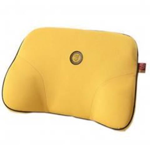 Picture of Comfortable Back Support Lumbar Support Soft Car Seat Cushion Back Brace Yellow