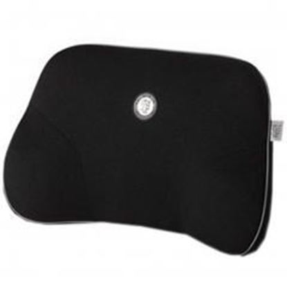 Picture of Comfortable Back Support Lumbar Support Soft Car Seat Cushion Back Brace Black