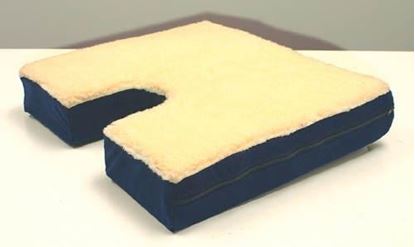 Picture of Coccyx Gel Seat Cushion w/ Fleece Top  18 Wx16 D x 3