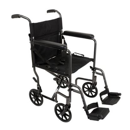 Image de Wheelchair Transport Steel  19  Seat Width
