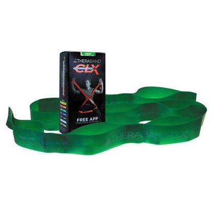 Picture of Theraband Consecutive Loops Green 5' Individual  9-Loop