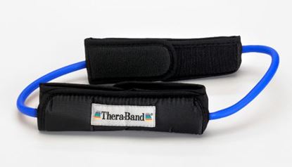 Picture of Theraband Prof Resist Tubing Loop w/Padded Cuffs  Blue