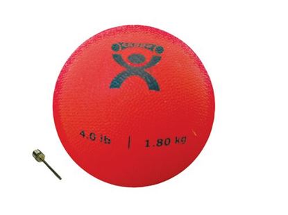 Picture of Plyometric Rebounder Ball 4 lb. Red  5  Diameter